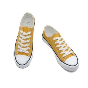 ANTLULU Womens Canvas Shoes Stylish Casual Sneakers
