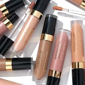 LAURA GELLER NEW YORK Just Swipe Liquid Eyeshadow - Cocoa - Cream-to-Powder - Lightweight Crease-Proof Velvety Color - Long-Lasting Finish