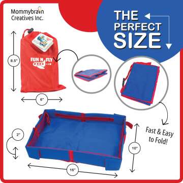 Foldable Travel Tray for Kids - Fun N' Fly