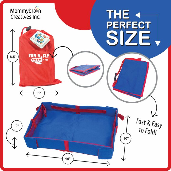 Foldable Travel Tray for Kids - Fun N' Fly