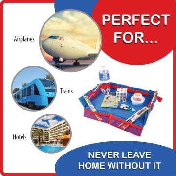 Foldable Travel Tray for Kids - Fun N' Fly