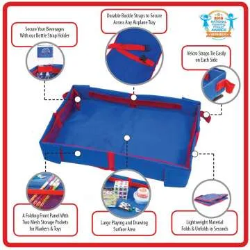 Foldable Travel Tray for Kids - Fun N' Fly