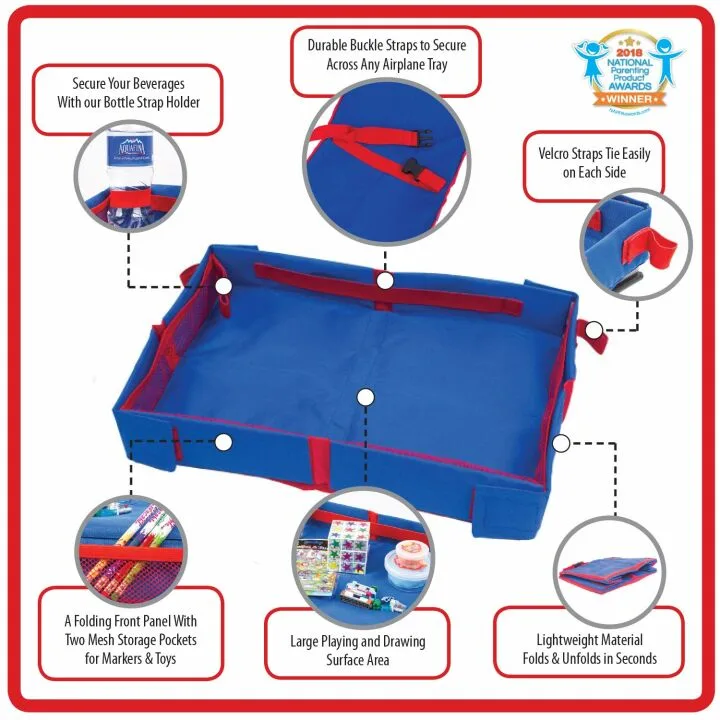 Foldable Travel Tray for Kids - Fun N' Fly