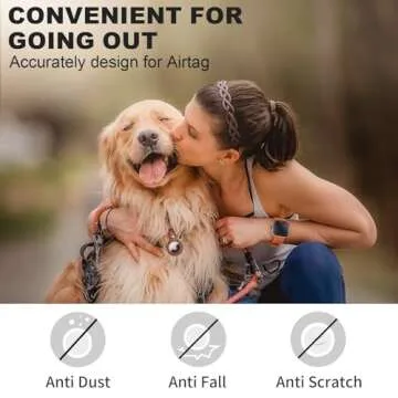 Premium Leather Air Tag Keychain Holder for Apple