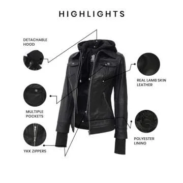 Blingsoul Real Leather Bomber Jacket For Women Stylish Comfort