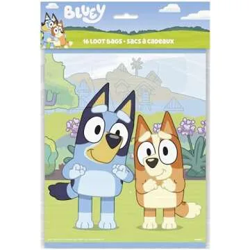 Unique Bluey Goodie Bags | 16 Pack for Birthday Fun