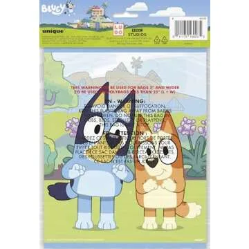 Unique Bluey Goodie Bags | 16 Pack for Birthday Fun