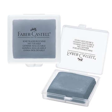 Faber-Castell Kneaded Eraser with Durable Storage Case - Ideal for Artists