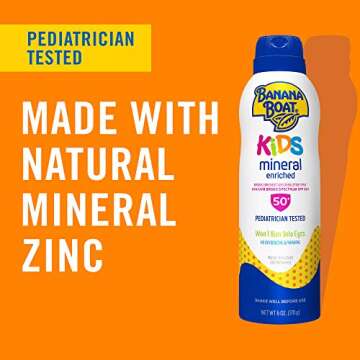 Banana Boat Kids Mineral Sunscreen Spray SPF 50+ - 9.5oz