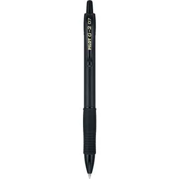 Pilot, G2 Edge Premium Gel Roller Pens, Fine Point 0.7 mm, Black, Pack of 12