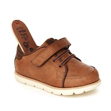 Stride Rite 360 Boys Ethan Dress Shoe, Tan - Ideal for Active Toddlers