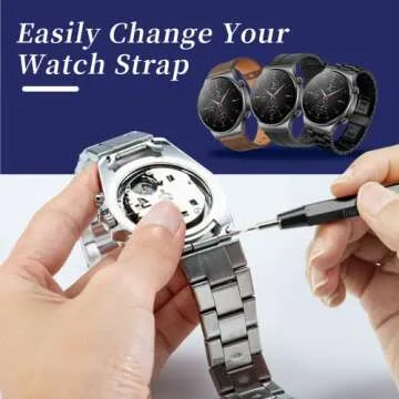【2025 Upgrade】Eventronic Watch Repair Kit, Professional Watch Battery Replacement Tool Kit, Watch Link & Back Removal Tool, Watch Tool Kit with Spring Bar, Case Opener, Link Remover, Carrying Case