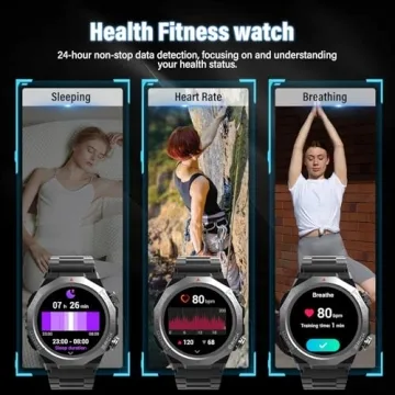 Military Smart Watch for Men - Fitness and Connectivity