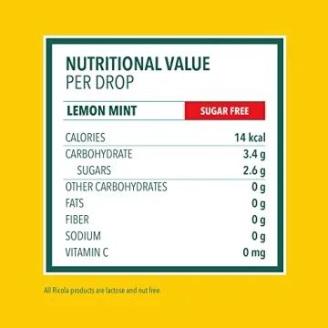 Ricola Sugar-Free Cough Drops with Lemon Mint Flavor