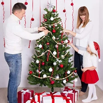 Wooden Beads Garland 13.6ft Rustic Farmhouse Decor