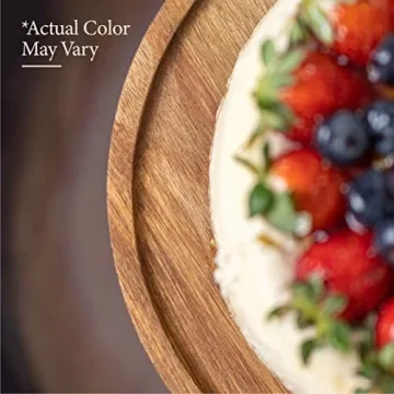 Elegant Wood Cake Stand for Weddings and Celebrations