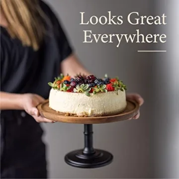 Elegant Wood Cake Stand for Weddings and Celebrations