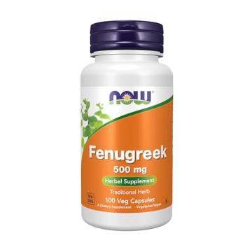 NOW Supplements Fenugreek 500 mg - Natural Herbal Wellness