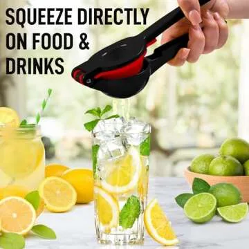 Zulay 2-in-1 Lemon Squeezer Manual – Sturdy Juicer for Citrus