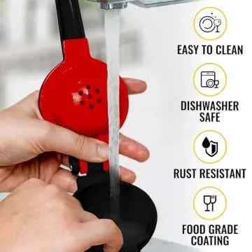 Zulay 2-in-1 Lemon Squeezer Manual – Sturdy Juicer for Citrus