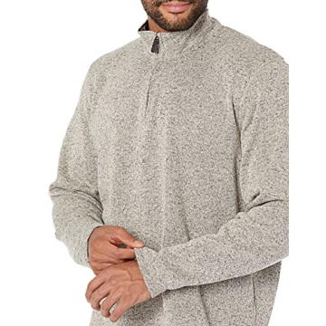 Wrangler Authentics Men’s Fleece Quarter-Zip - Medium