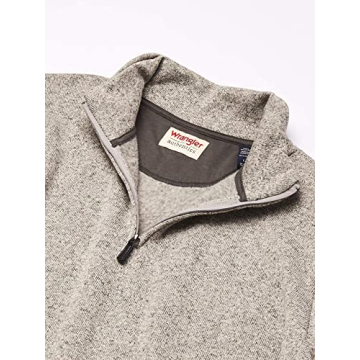 Wrangler Authentics Men’s Fleece Quarter-Zip - Medium