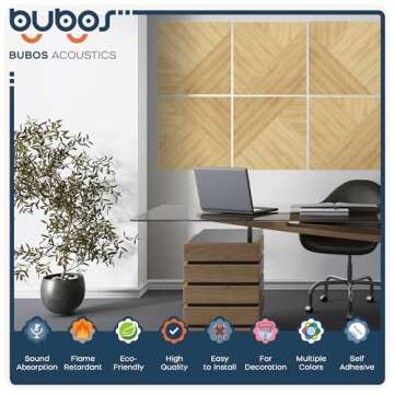 BUBOS Acoustic Panels - Stylish Soundproofing Solution