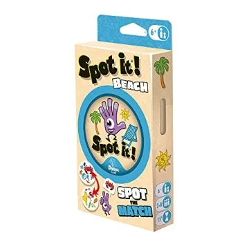 Spot It! Beach Fun Family Game for Kids Age 6+