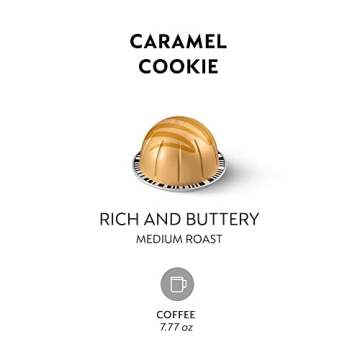 Nespresso VertuoLine Caramel Cookie Mild Roast Coffee Pods 40-Count