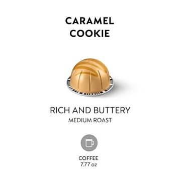 Nespresso VertuoLine Caramel Cookie Mild Roast Coffee Pods 40-Count