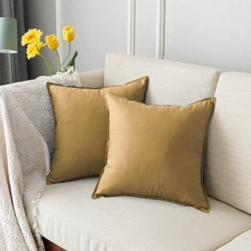 Elegant Jeanerlor 20"x20" Burgundy Pillowcase Set - Eco-Friendly Design