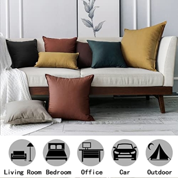 Jeanerlor Eco-Friendly Burgundy Pillowcase Set for Home