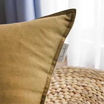 Jeanerlor Eco-Friendly Burgundy Pillowcase Set for Home