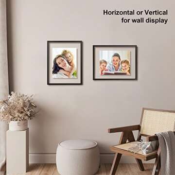 Egofine 11x14 Double-Sided Plexiglass Floating Frames