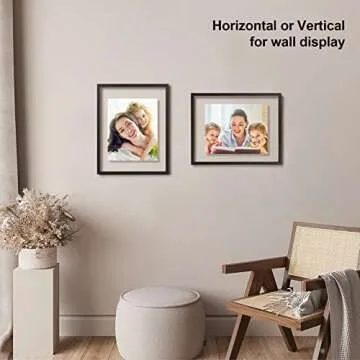 Egofine 11x14 Double-Sided Plexiglass Floating Frames