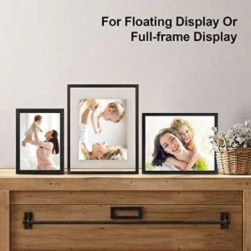 Egofine 11x14 Double-Sided Plexiglass Floating Frames