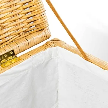 Stylish Wicker Storage Trunk for Versatile Décor