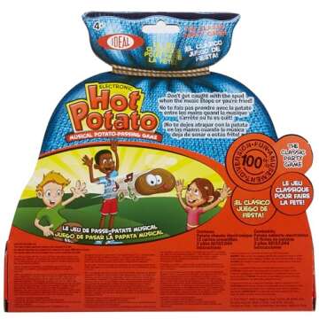 Ideal Alex Electronic Hot Potato - Fun Musical Party Game for Kids & Family