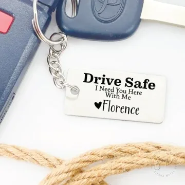 Personalized Bristol Warren Keychain for Boyfriend Gift