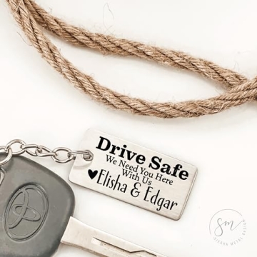 Personalized Bristol Warren Keychain for Boyfriend Gift