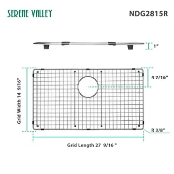 Serene Valley Sink Bottom Grid | Protect Your Sink Style
