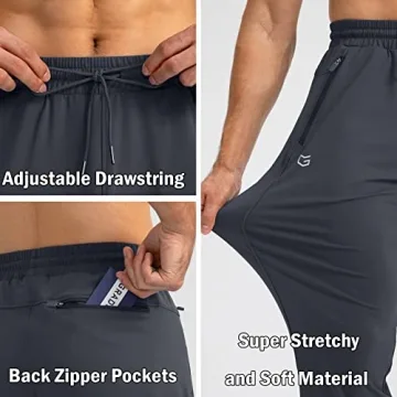 Men's Tapered Sweatpants with Pockets - G Gradual