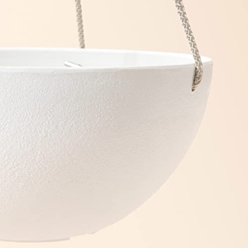 LA Jolie Muse 10 Inch Hanging Planters for Indoor and Outdoor