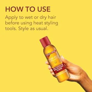 Creme of Nature, Argan Oil for Hair, Smooth & Shine Hair Polisher, Argan Oil of Morocco for Anti Frizz Control, 4 Fl Oz