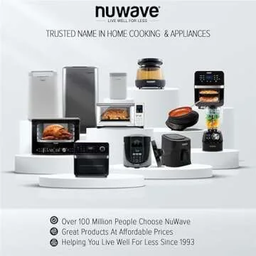 Nuwave Healthy Nonstick Ceramic Cookware Set - Safe & Durable