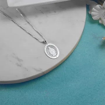 Miraculous Medal Pendant in Solid 14K Gold - Personalize Now