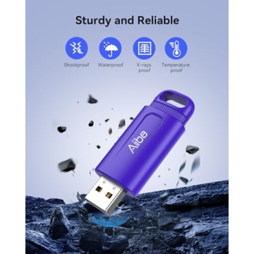128GB Flash Drive 5 Pack - Colorful USB Storage Solution