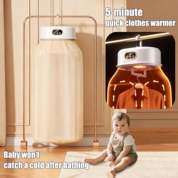 PXNTLA Mini Portable Dryer - Quick Preheat and 6-Hour Drying