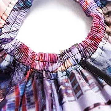 DOKKIA KIDS Barber Cape Haircut Hair Cutting Children Toddler Boys Girls Hairdressing Salon Styling Cloth Apron Cover Gown 40×50"