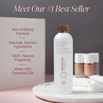 Acetone-Free Nail Polish Remover – Gentle & Non-Drying by Mineral Fusion